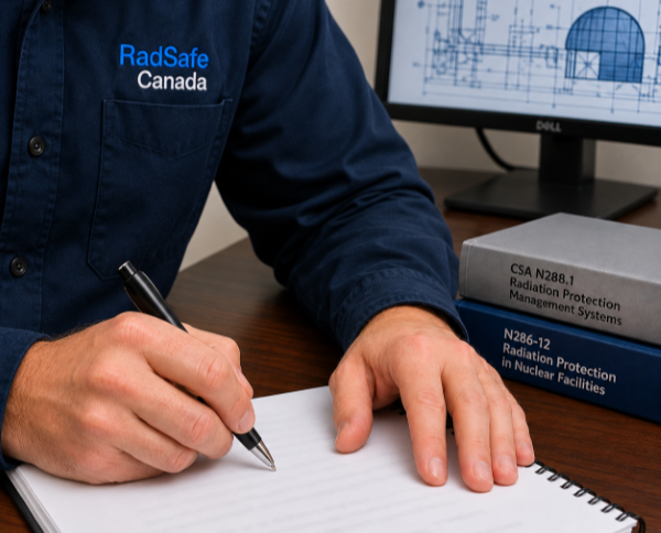RadSafe technical writer at work